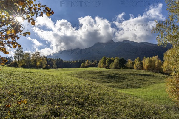 The landscape of the Valsugana Valley near Vattaro, Trentino, Italy, Europe