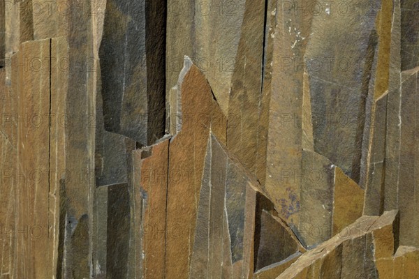 Basalt columns, organ pipes made of basalt, near Twyfelfontein, Kunene region, Namibia, Africa