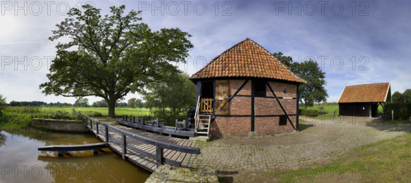 The historic Olde Meulen watermill in Hengelo, municipality of Hengelo, Overijssel, Netherlands