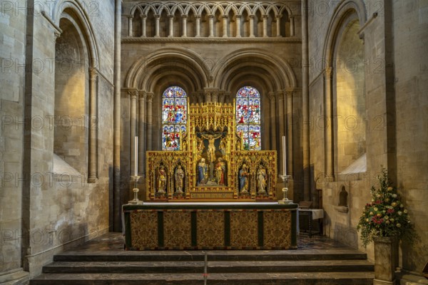 Altar of Christ Church College Cathedral, Oxford, Oxfordshire, England, Great Britain