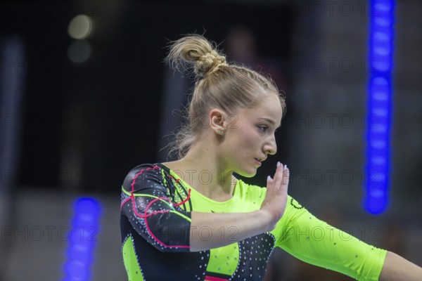 EnBW DTB-Pokal Stuttgart 2025, Mixed Cup***Karina Schönmaier Germany on the balance beam