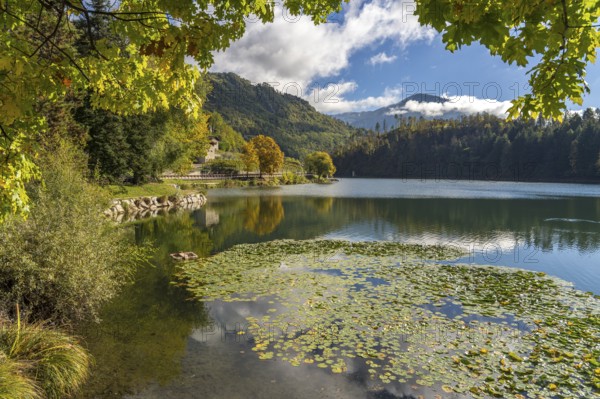 Lake Lago di Canzolino in Valsugana, Trentino, Italy, Europe