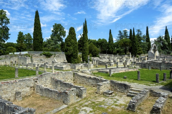 Vaison-la-Romaine. Archaeological site of La Villasse. Vaucluse. Provence-Alpes-Côte d'Azur. France