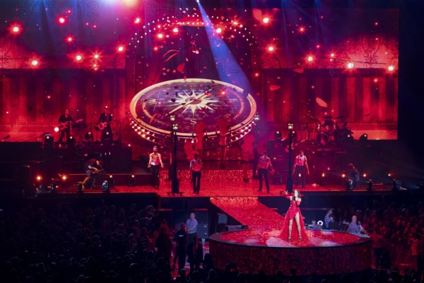 Andrea Berg live at Party, Hits, Emotions - The Tour 2025 at the Berlin Uber Arena on 15 February 2025
