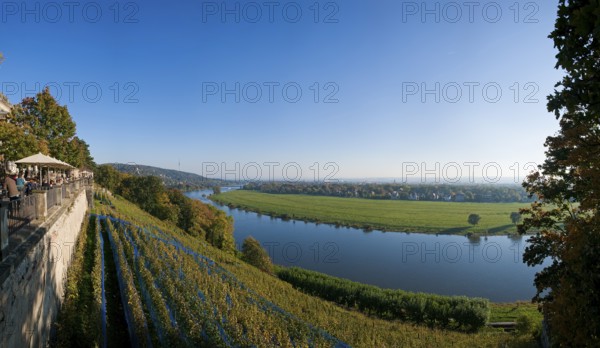 View of the Elbe valley