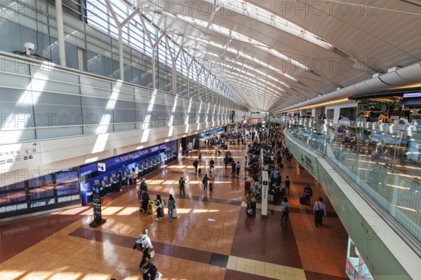 Terminal 2 of Tokyo Haneda Airport (HND) in Tokyo, Japan, Asia