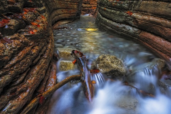 The Taugl in the Davidgraben, Tennegau, Salzburger Land, Austria, Europe