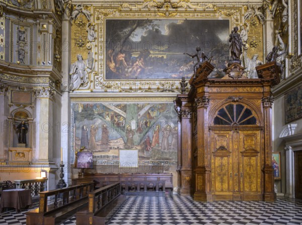 Basilica of Santa Maria Maggiore, Bergamo, Province of Bergamo, Italy, Europe