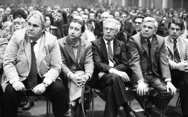 DGB rally for a ban on lock-outs 26.01.1980 in Hanover, Germany, Europe
