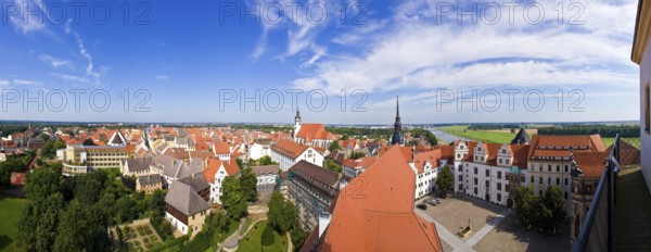 Torgau View from Hartenfels Castle