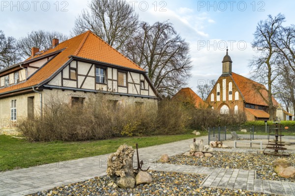 St Mary's Church in Waase on Ummanz, Ruegen, Mecklenburg-Western Pomerania, Germany, Europe
