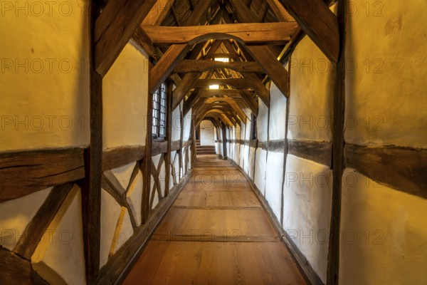 St Margaret's Corridor at Wartburg Castle, UNESCO World Heritage Site in Eisenach, Thuringia, Germany, Europe