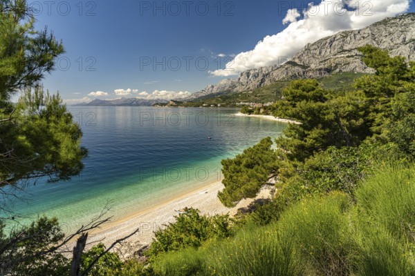Dracevac beach near Podgora, Croatia, Europe