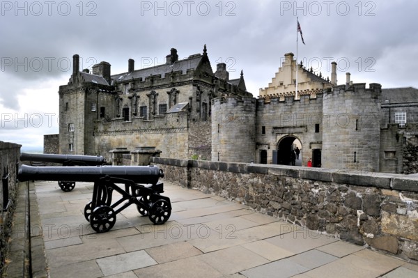 Cannons at Stirling Castle, Scotland, UK