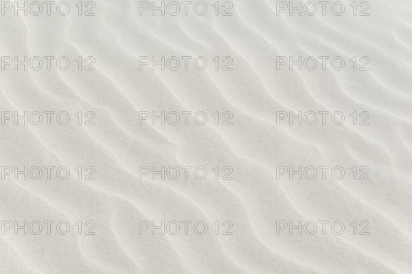 Sand drifts, wave structures in light-coloured sand, background image, North Sea, Juist, East Frisian Islands, Lower Saxony, Germany, Europe