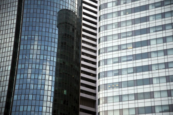 Modern banking tower in asia