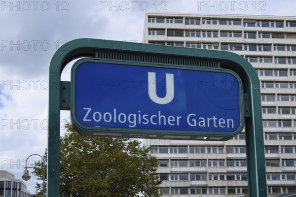 Zoologischer Garten underground station in Berlin, Berlin, Germany, Europe