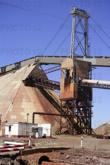 Excavation metal outdoor mine Riotinto in Spain