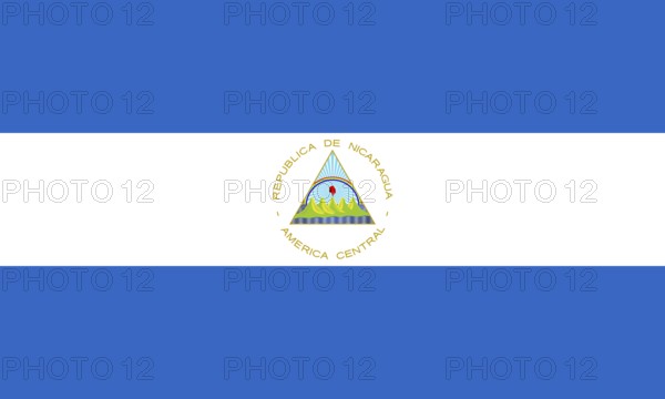 Flag of Nicaragua, Vector illustration