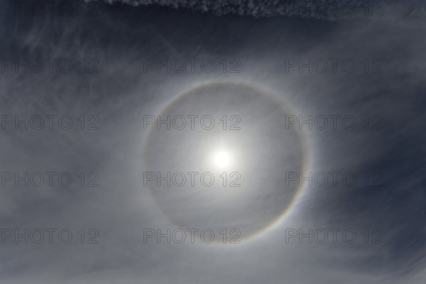 Nature, ring halo, atmospheric phenomenon, Province of Quebec, Canada, North America