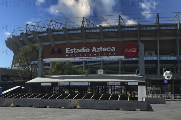 Estadio Azteca, Azteca Stadium, home of the Club America football club and venue for the opening match of the 2026 FIFA World Cup, Coyoacan, Mexico City