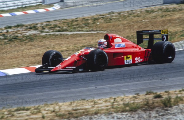 Racing driver Nigel Mansell, Formula 1, Scuderia Ferrari, Ferrari 641, engine 3.5 V12, German Grand Prix at the Hockenheimring on 29 July 1990, Germany, Europe