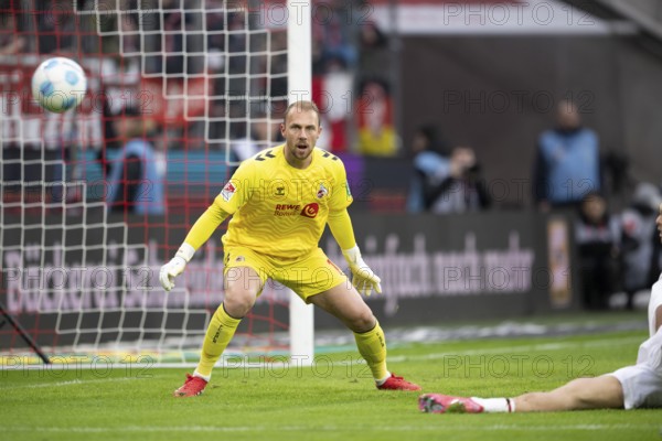 (DFL/DFB REGULATES PROHIBIT ANY USE OF PHOTOGRAPHS AS IMAGE SEQUENCES AND/OR QUASI-VIDEO), RheinEnergieStadion, Cologne, North Rhine-Westphalia, Marvin Schwäbe (1.FC Köln, Goalkeeper, #1), 2nd Bundesliga, 1.FC Köln, SV 07 Elversberg on 25/01/2025 at RheinEnergieStadion in Cologne Germany