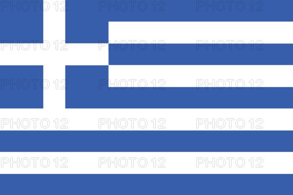Flag of Greece, Vector illustration