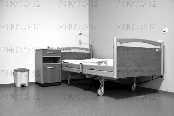Empty room in a nursing home