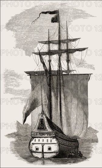 São Gabriel, the Flagship of Vasco da Gama, c. 1460s – 1524, Portuguese explorer, digitally edited