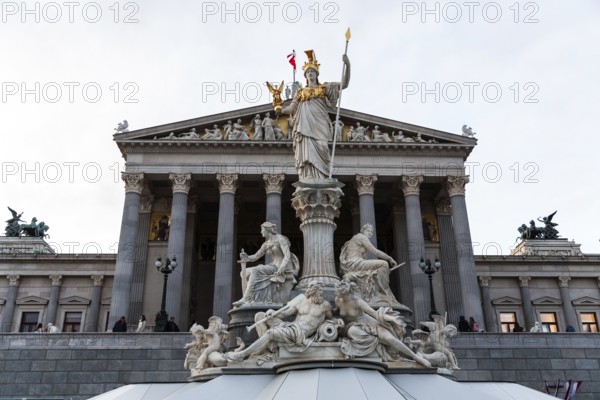 Austrian Parliament Building, Vienna, Austria, Europe