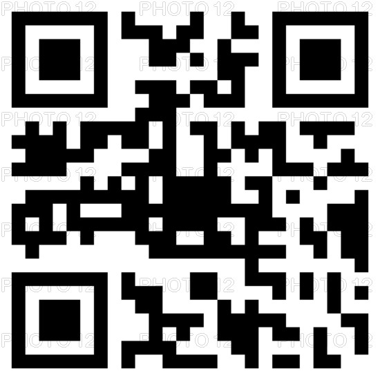 QR Code, 3d rendered image