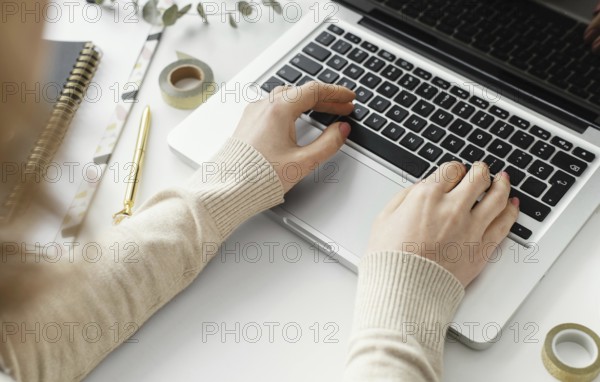 Young writer taking notes. Resolution and high quality beautiful photo