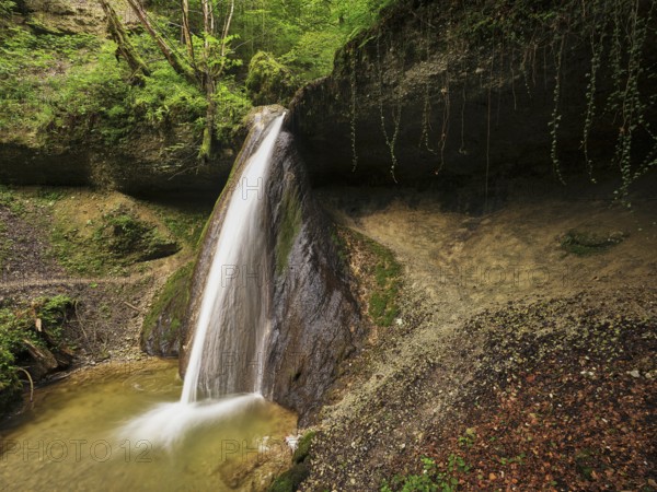 Schwarzenbach Waterfall, Baar, Canton Zug, Switzerland, Europe