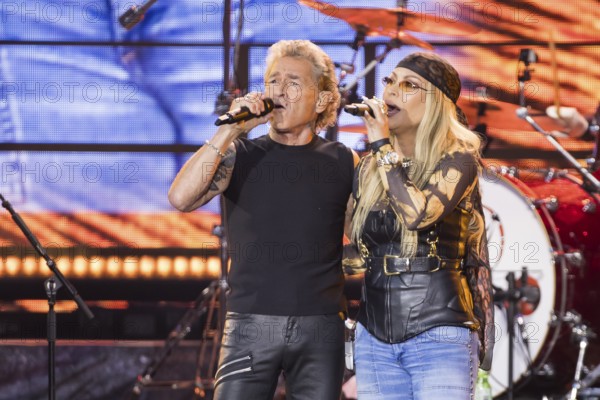 Peter Maffay and Anastacia live on We Love Rock 'n' Roll, Farewell Tour 2024 at the Waldbühne in Berlin on 04.07.2024