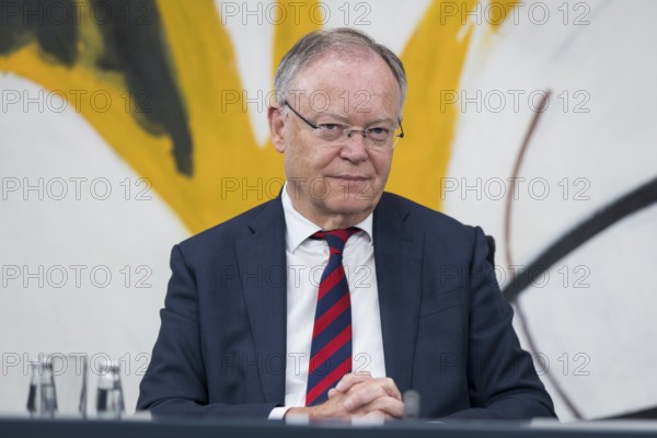 Stephan Weil (Minister-President of Lower Saxony, SPD) at a press conference after the Minister-Presidents' Conference with the heads of state governments at the Federal Chancellery, Berlin, 20 June 2024
