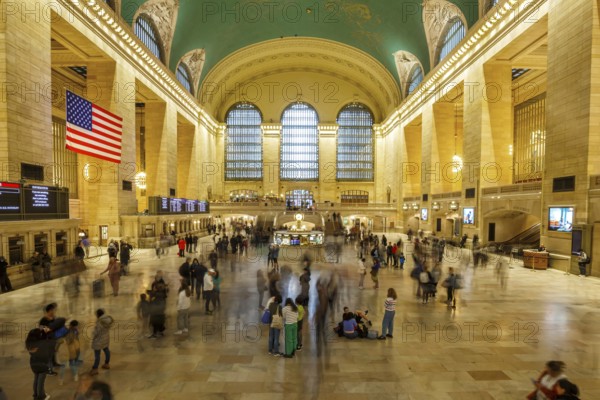 Grand Central Terminal Station Architecture in Manhattan New York, USA, North America