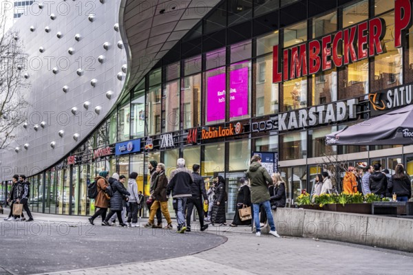 Galeria Kaufhof department stores' in Essen city centre, in the Limbecker Platz shopping centre, is affected by the department stores' group's closure plans and is due to close at the end of January 2024, North Rhine-Westphalia, Germany, Europe