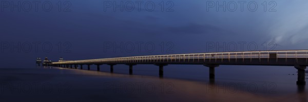 Grömitz pier in the evening light, Grömitz, Baltic Sea