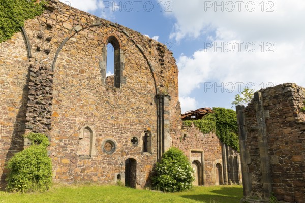 Holy Cross monastery ruins, Meissen, Saxony, Germany, Europe