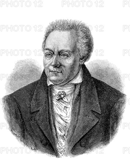 Arnold Hermann Ludwig Heeren, 25 October 1760, 6 March 1842, a German historian, Historical, digital reproduction of an original from the 19th century