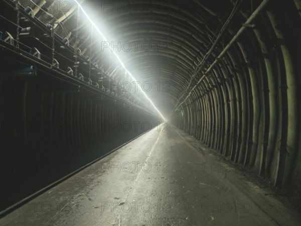 Tunnel section in construction lot H53, Brenner Base Tunnel, Tyrol, Austria, Europe