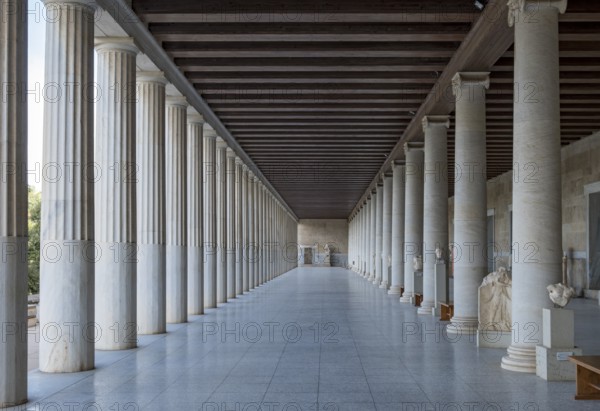 Stoa of Attalos, Ancient Agora of Athens, Greece, Europe