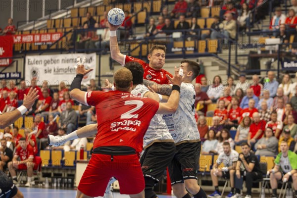 11.09.2024, 2nd HBL (German Handball League), Matchday 7 (early match) : Owls Ludwigshafen against HC Elbflorenz 2006