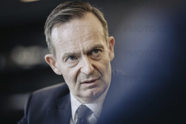 Volker Wissing (FDP), Federal Minister of Transport and Digital Affairs, recorded during an interview in Berlin, 2 October 2024, Berlin