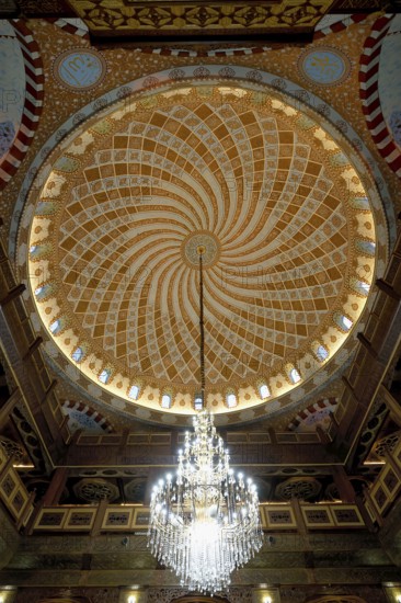 Uzungol mosque, Prayer room and cupola, Trabzon, Turkey, Asia