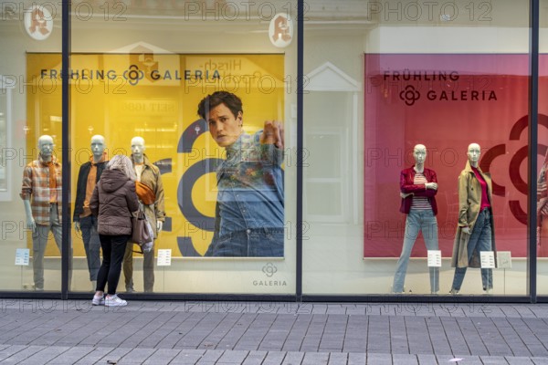 Galeria Kaufhof department stores' in Essen city centre, in the Limbecker Platz shopping centre, is affected by the department stores' group's closure plans and is due to close at the end of January 2024, North Rhine-Westphalia, Germany, Europe