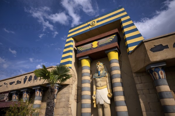 Temple, Land of the Pharaohs, Egypt, LEGOLAND theme park, Germany, Günzburg, Bavaria, Germany, Europe