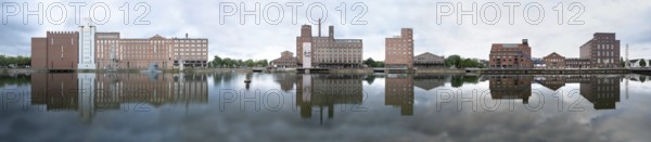 Duisburg inner harbour, Flatpanorama, Duisburg