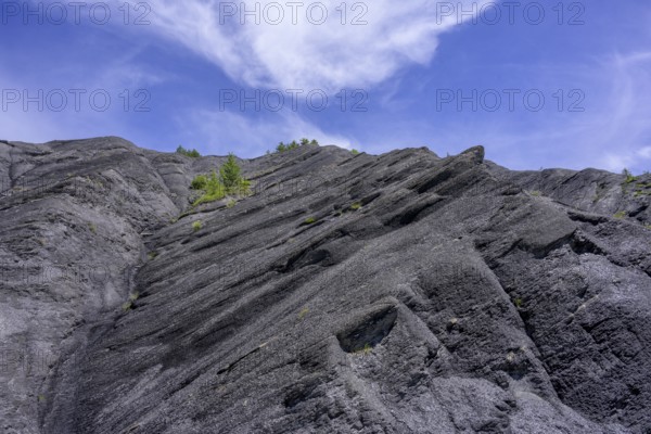 Dark slate, Entraunes, Département Alpes-Maritimes, France, Europe